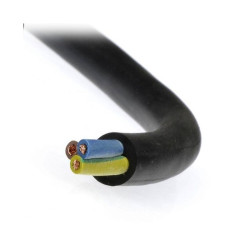 Przewód OWŻO 3x1mm 300-500V czarny do urządz.elektr.gumowany
