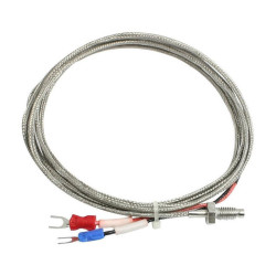 Czujnik Temperatury Typ K M6 1m WRKT01, Sonda termopara wkręcana 0600°C