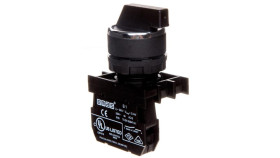 Przycisk Pokrętny, 1No, 0-I Stabilny, 60 Stopni, T0-B100s20