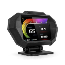 Komputer pokładowy HUD licznik samochodowy LCD OBD II USB-C GPS