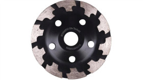 Tarcza Diamentowa 125 Do Szlifowania Betonu Kamienia Turbo Typ T Schmith