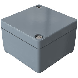 Obudowa Poliester wzmocniony włóknem szklanym szerokość zew. 55 mm długość zew. 55 mm wys. zew. 55 mm Rose IP66 Szary