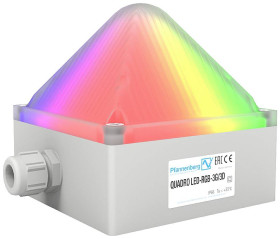 Lampa migająca Pfannenberg QUADRO LED-RGB-3G/3D LV LED biały Flesz 24 V/DC