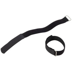 Adam Hall VR4040BLK Hook-and-Loop Cable Tie 400x38mm Black