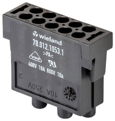 Wkładka modułowa 78.012.1053.1 Wieland Electric Łączna ilość styków 10 10 szt.