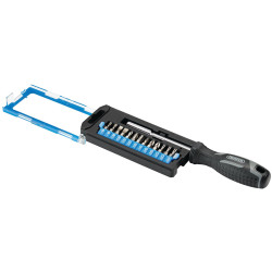 Draper 13438 Soft Grip Magnetic S/Driver &amp; Bit Set 1/4&quot;x 100mm 14 Pcs