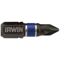 Irwin IW6061409 Impact Pro Performance Screwdriver Bits PZ1 25mm (Pack 2)