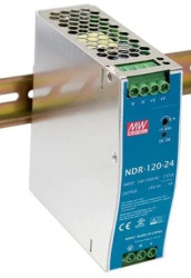 Zasilacz impuls. AC/Dc na szynę DIN 120W 48V slim wąska obudowa NDR-120-48