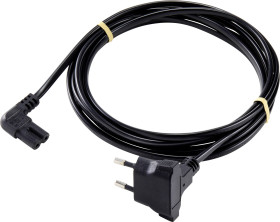 kabel zasilający do niskich temperatur Basetech XR-1638068, H03VVH2-F 2X 0,75 mm², 230 V, 2.5 A, 3.00 m