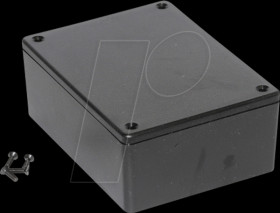 1591XXSBK Plastic housing, series 1591, 82 x 110 x 41 mm, black