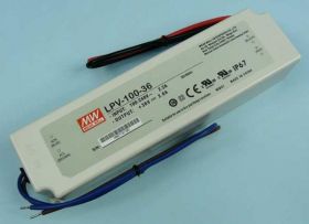 36V/2,8A/100W LPV-100-36 LED IP67 PLAST