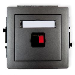 Mechanizm gniazda głośnikowego pojedynczego (2,5mm2)