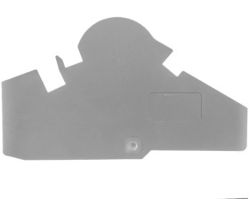 Ścianka końcowa / rozdzielająca szara 282-391 /10szt./