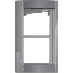 Ramka z uchwytem do paneli sfera 2 moduły stalowoszara 350223