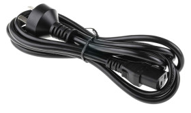 Przewód zasilania złącze A: IEC C13, złącze B: Wtyk australijski typu I 2.5m 10 A 250 V Czarny