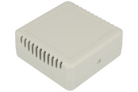 Obudowa; uniwersalna; Z123JW; ABS; 76mm; 76mm; 30mm; jasnoszary; otwory wentylacyjne; Kradex; RoHS