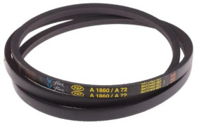 Pas napędowy, profil A, materiał: PET, guma, 13mm x 8mm x 1.82m, RS PRO