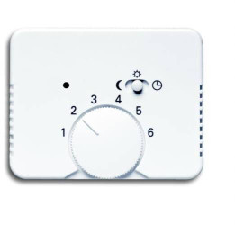 Regulator temperatury Zaślepka Busch-Jaeger Alpha Nea, Alpha exclusiv 2CKA001710A3561, biały, biały