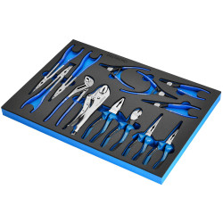 Bunker 29582 Pliers Set in EVA Foam Inlay (13 Piece)