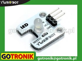 Moduł z diodą LED białą (dioda pionowo)