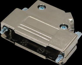 MHD45PK15-K D-Sub cap, 15-pin, angled, silver, size D