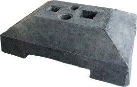 Bariera ochronna Podstawa bariery Czarny