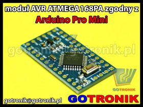 Moduł ATMEGA168PA zgodny z Arduino Pro Mini