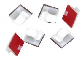 KLIPS SAMOPRZYLEPNY 14X14X8 BIALY