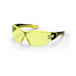 uvex 9198285 Pheos cx2 Safety Glasses UV Protection Black/Yellow
