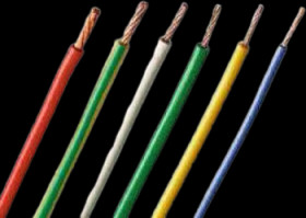 PVC-switching strand, highly flexible, Cableline, 0.5 mm², 129 x 0.07 mm, black, outer Ø 2.3 mm, 60.7085-10021
