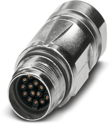 Jack, 17 pole, crimp connection, standard/SPEEDCON locking system, straight, 1242326