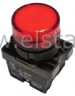 Kontrolka czerwona koł. plast. max 240V 2.6Wmax