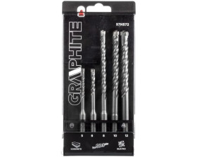 Zestaw wierteł do betonu SDS+ quatro 5, 6 x 110 mm + 8, 10, 12 x 160mm /zestaw 5szt./ 57H572