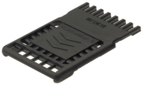 Connector, 8 pole, pitch 5.08 mm, straight, black, 1652070000