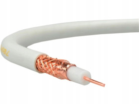 Przewód antenowy 75ohm YWDXpek HD-1000 1,15/4,8/6,6 biały Elektrokabel /100m/