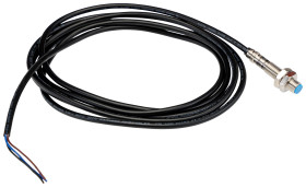 Czujnik zbliżeniowy M8 Indukcyjny 2 mm SICK Wpuszczany 10 → 30 V DC długość 43mm Gwintowany