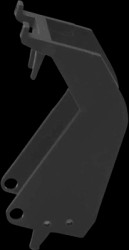 Retaining bracket, black, 097.01.0