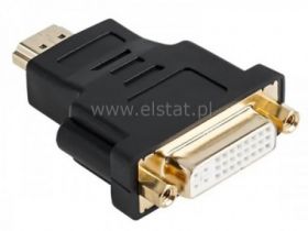 Wtyk HDMI Gniazdo DVI 24+5 GOLD