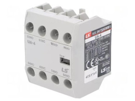 UA-4-3A1B Styki pomocnicze: czołowy, -5÷60C, IP20, NC + NO x3