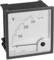 MIER-BIT250V Woltomierz tablicowy prądu zmiennego - zakres 0-250V (AC) wymiary: 96x96mm - klasa 1.5