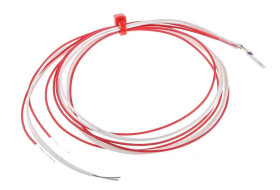 Czujnik RTD PT100 długość 10mm średnica 2mm +250°C żyły 4 Sonda