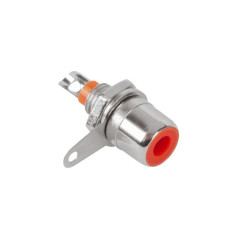 GNIAZDO RCA / CHINCH DO OBUDOWY CZERWONE