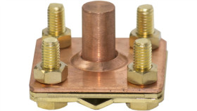 Zacisk Do Pręta Uziomowego Fi 14,2Mm Terragrom Mosiężny 42.2.2 T Ms /94242210/