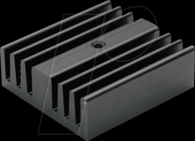 SK 126/37,5/SA 220 Heat sink 37.5mm 6.5 K/W black anodised