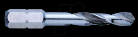 HSS spiral drill bit, hex, DIN3126, 5.0 mm