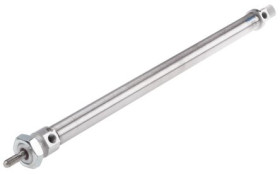 Siłownik pneumatyczny skok: 300mm Festo Ø 20mm dwustronnego działania Action 432mm z amortyzacją pneumatyczną