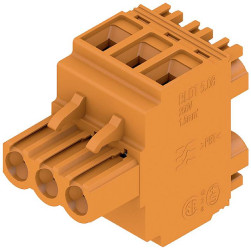 Weidmüller Obudowa złącza pin żeńskiego na kabel Ilość pinów 3 Wymiary siatki: 5.08 mm 1480070000 500 szt.