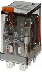 Relay, 2 Form C (NO/NC), 12 V (AC), 50 Ω, 12 A, 400 V (AC), monostable, 56.32.8.012.0040