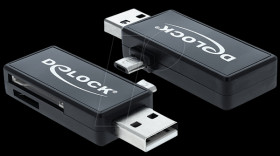 91731 OTG SD + microSD card reader