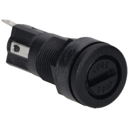 Bulgin FX0454 10A 5x20mm Panel Mount Solder Tag Fuseholder